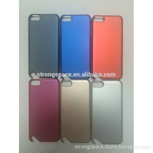 New 2015 metallic PC cover case for iPod Touch 5 and 6